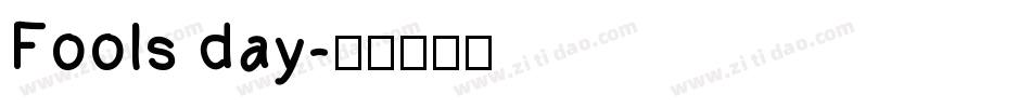Fools day字体转换